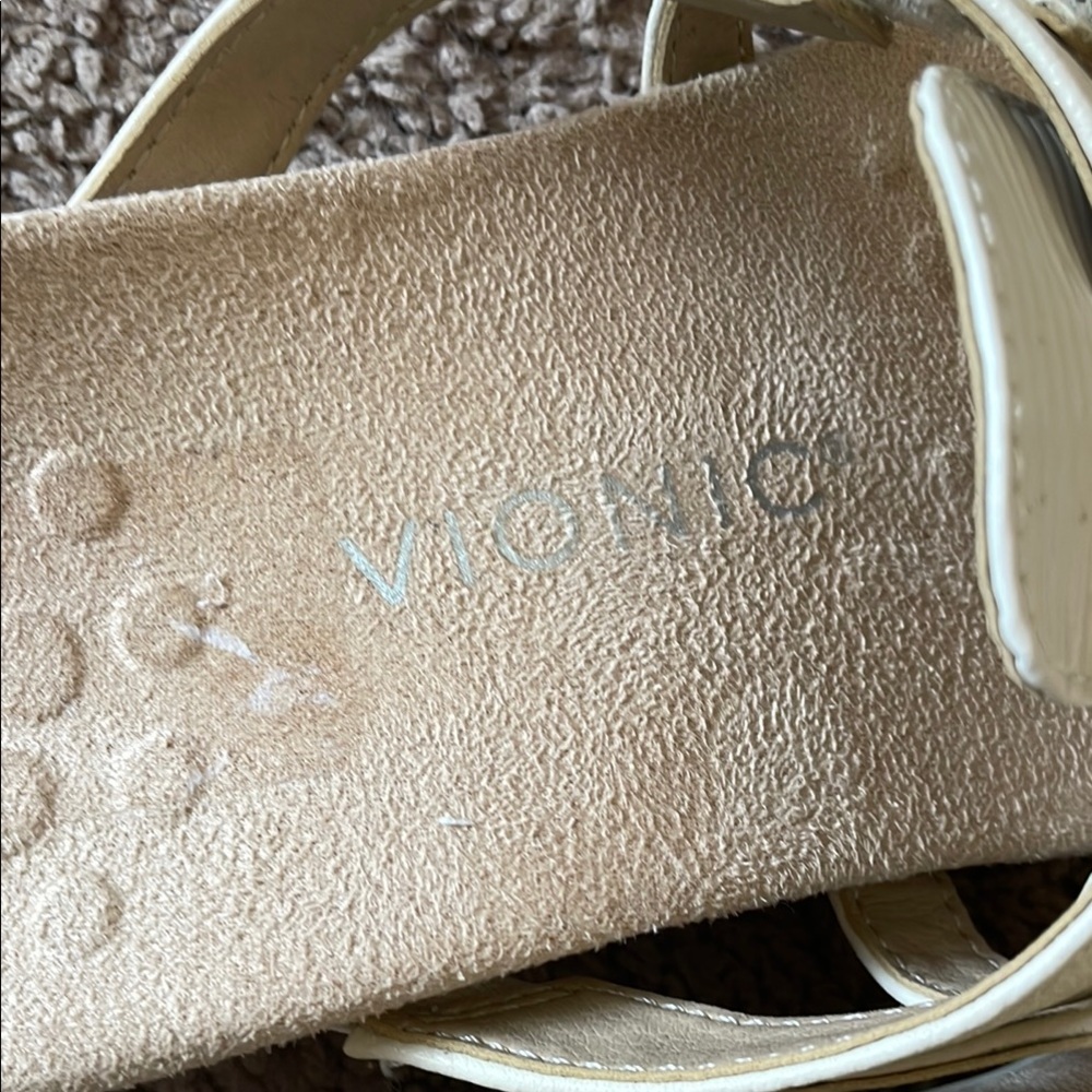 VIONIC Tan Women's Sandals - Picture 2 of 9